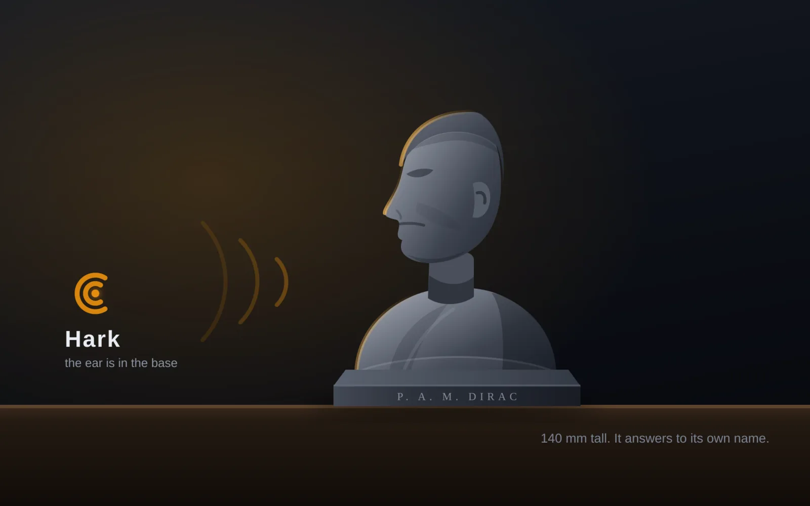 She Dreamed a Talking Bust of Paul Dirac. I Built the Talking Part.